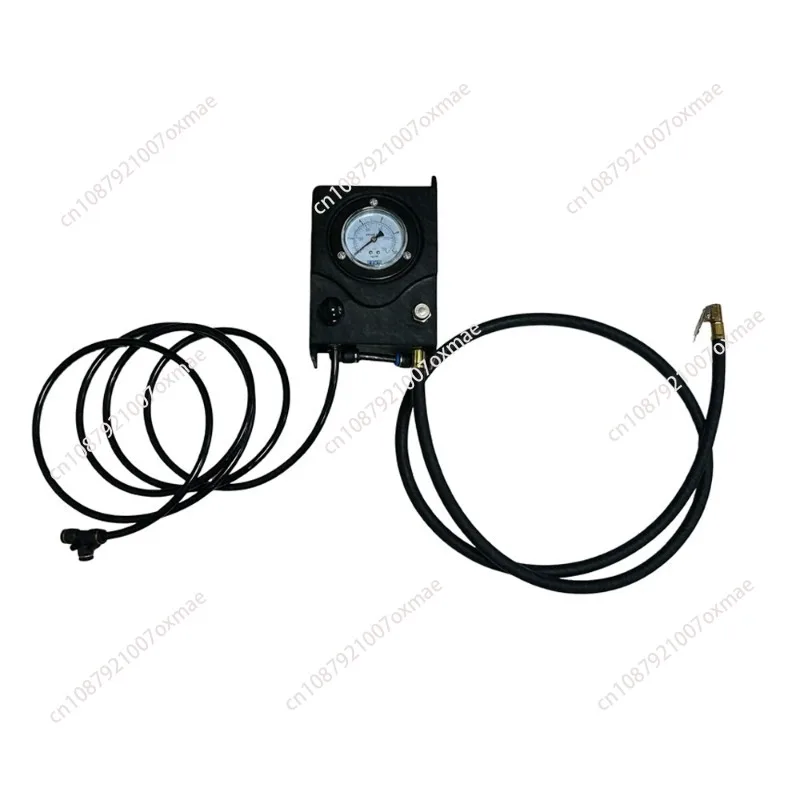 Tire Pressure Gauge & Scraper Set with Box, Dual Head Tire Inflation Tool, Car Tire Tread Depth Checker