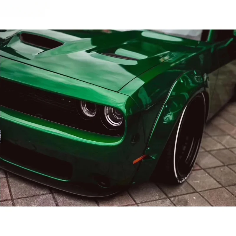 High Quality Wide Body Kit Wheel Eyebrows Rear Spoiler Wings For Challenger 2017 Up