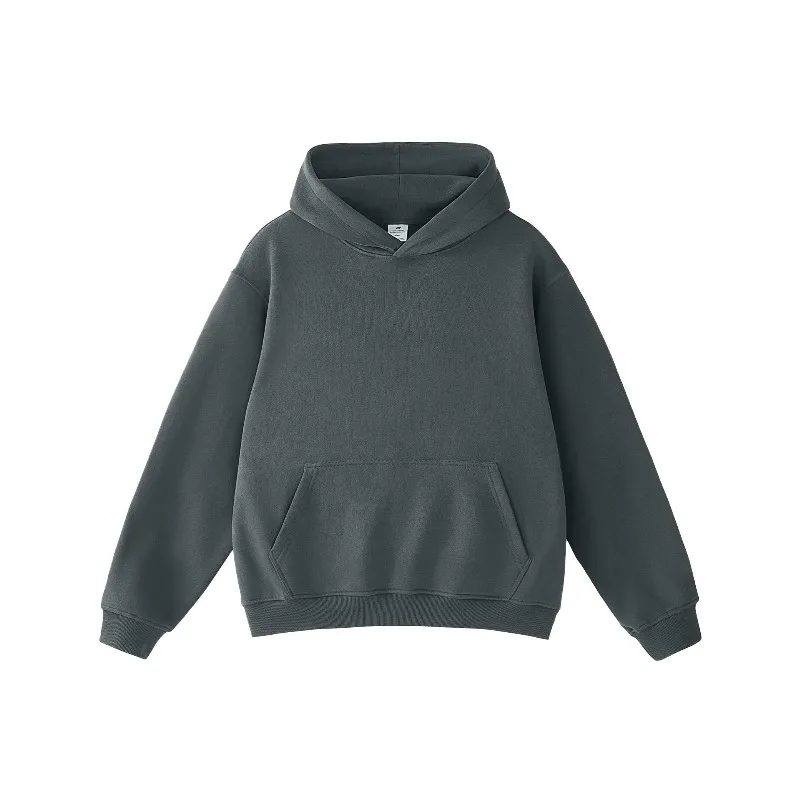 قبعة فرس النهر الرجعية المطبوعة هوديي للجنسين المتضخم عارضة الشارع نمط الرسم طويلة الأكمام البلوز الخريف اليومية العصرية أعلى