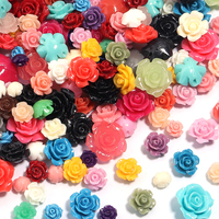 10pcs/Lot Artificial Coral Beads Camelia Flower Beads for Jewelry Making Loose Beads DIY Bracelet Necklace Accessoires Wholesale