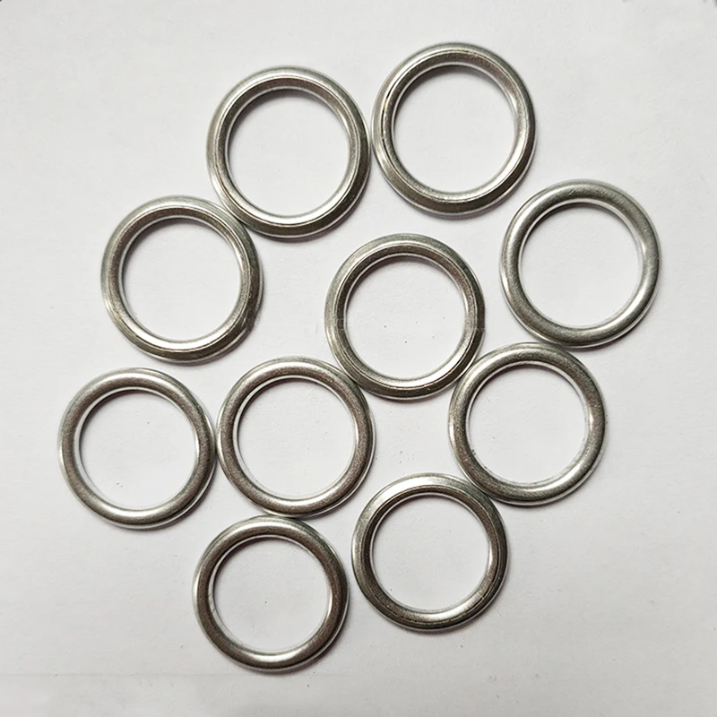 10pcs M14 Oil Drain Plug Gaskets Crush Washers Seals Rings 14X20X1.5 For Volkswagen Audi A3 A4 A5 A6 A7 A8 Q3 Q5 Q7 TT N0138157