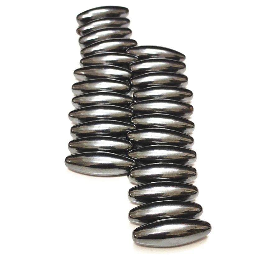 治療救済おもちゃ楕円形オリーブガラガラパワーフェライトマグネットビーズセットヘルスケアマッサージャークリスマスgif