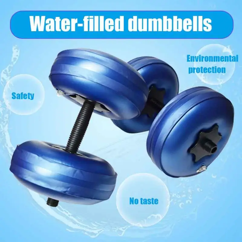 

5kg-25kg Water-Filled Dumbbell 2pcs Portable Adjustable Dumbbell Training Arm Muscle Fitness Dumbbell Water Injection Dumbbells