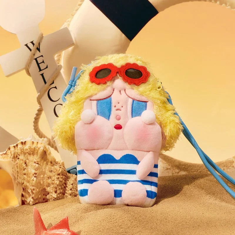【In Stock】Pop Mart | Crybaby | Vacation Mode On Series | Mini Vinyl Plush Crossbody Bag (Collectible Accessory)  Blind Box