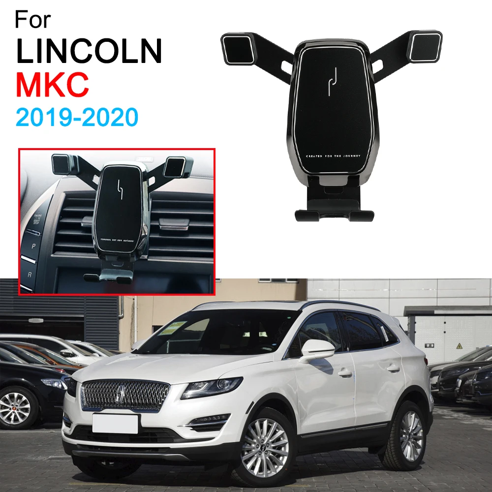 Car Mobile Phone Bracket Air Vent Mount Call Phone Holder Support for Lincoln MKC Accessories 2019 2020