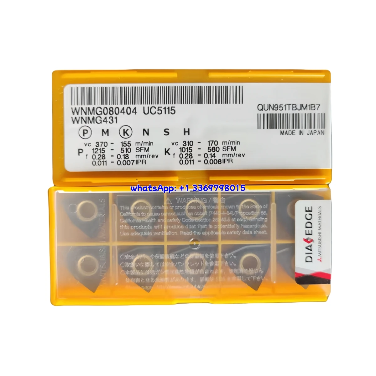 

100% оригинал WNMG WNMG060404/060408/06T304/06T308-MA/-MS US735/VP15TF/UE6110 Токарная пластина