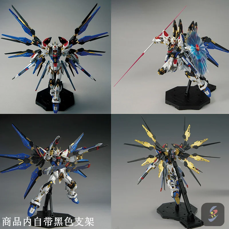 Original Bandai Anime Gundam MGEX 1/100 SEED ZGMF-X20A Action Figure Cute Capsule Toys for Kids Boys Gift Assembly Model