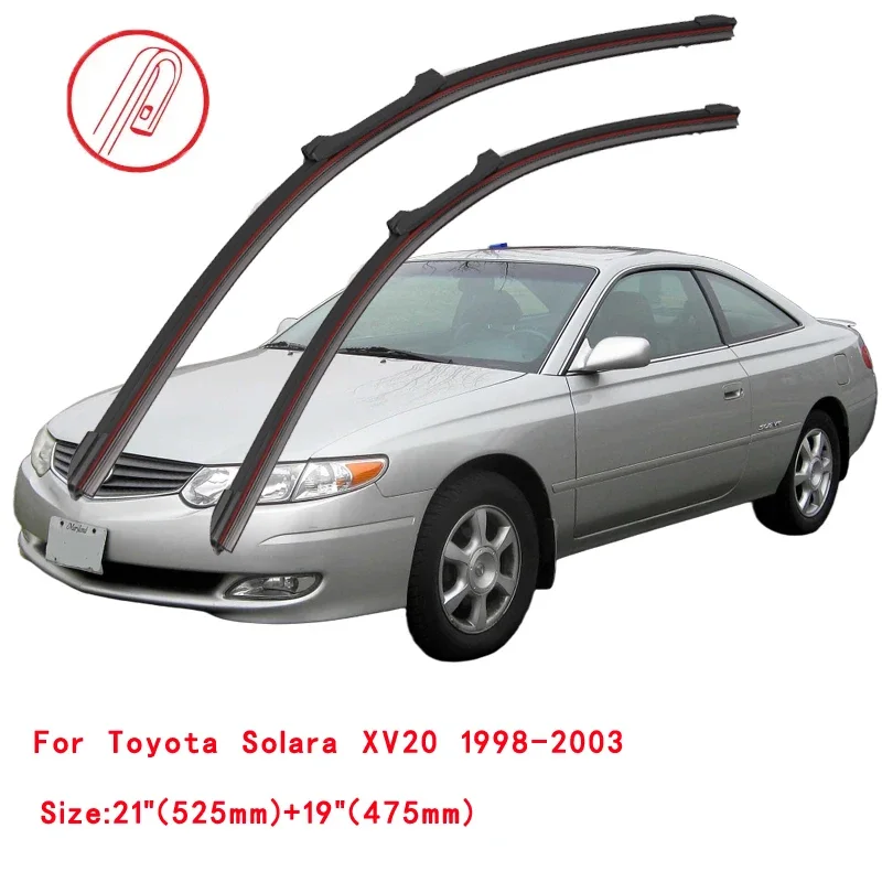 

For Toyota Solara 1998-2008 Car Windshield Wiper Blade Front Windscreen Brushes Washer Accessories Window Cleaning Replacement