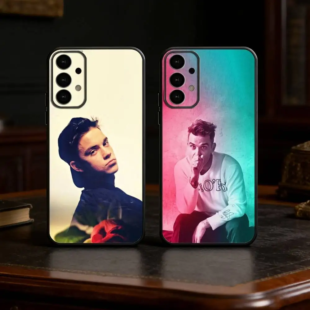 Singer R-Robbie W-Williams phone Case For Samsung S25,24,21,22,23,30,Ultra,20,Plus,Fe,Lite,Note Soft Black Cover