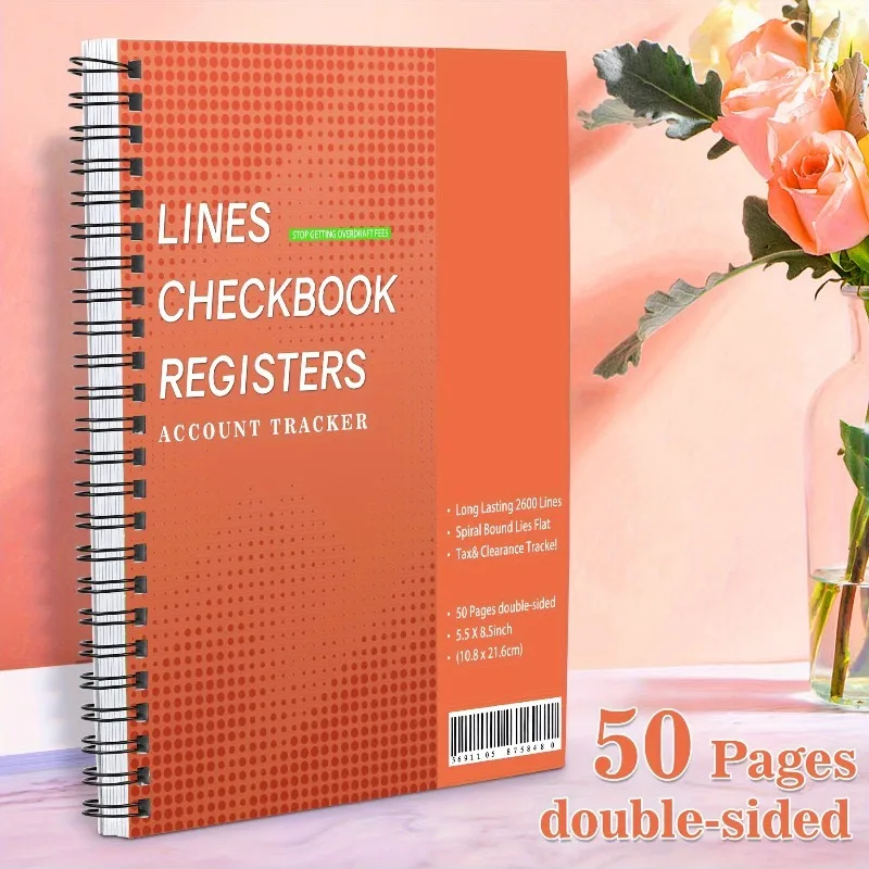 A5 Spiral Bound Account Book High Appearance Finance Tracker Business Office Notebook