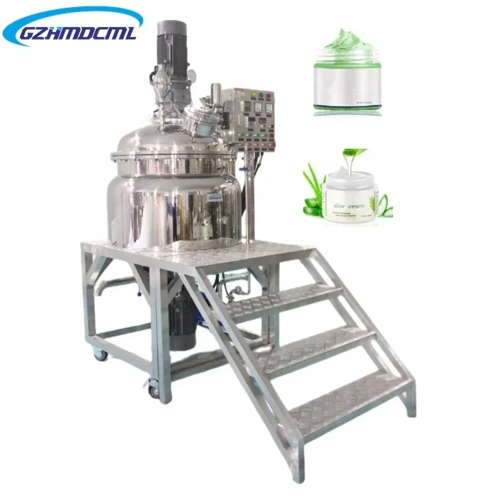 100L Stainless Steel Vacuum Emulsifier Cosmetic Cream Mixer