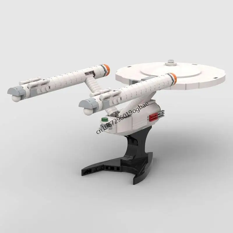 NEU 354PCS Spiel Movie Star Treked MOC USS Enterprise NCC-1701 Raumschiff Modell DIY kreative Ideen Kinderspielzeug Montage Puzzle Geschenk