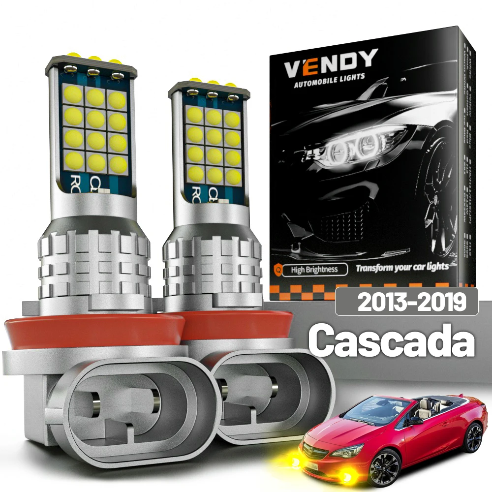 

2pcs LED Fog Light For Opel Cascada 2013-2019 2014 2015 2016 2017 2018 Canbus Accessories