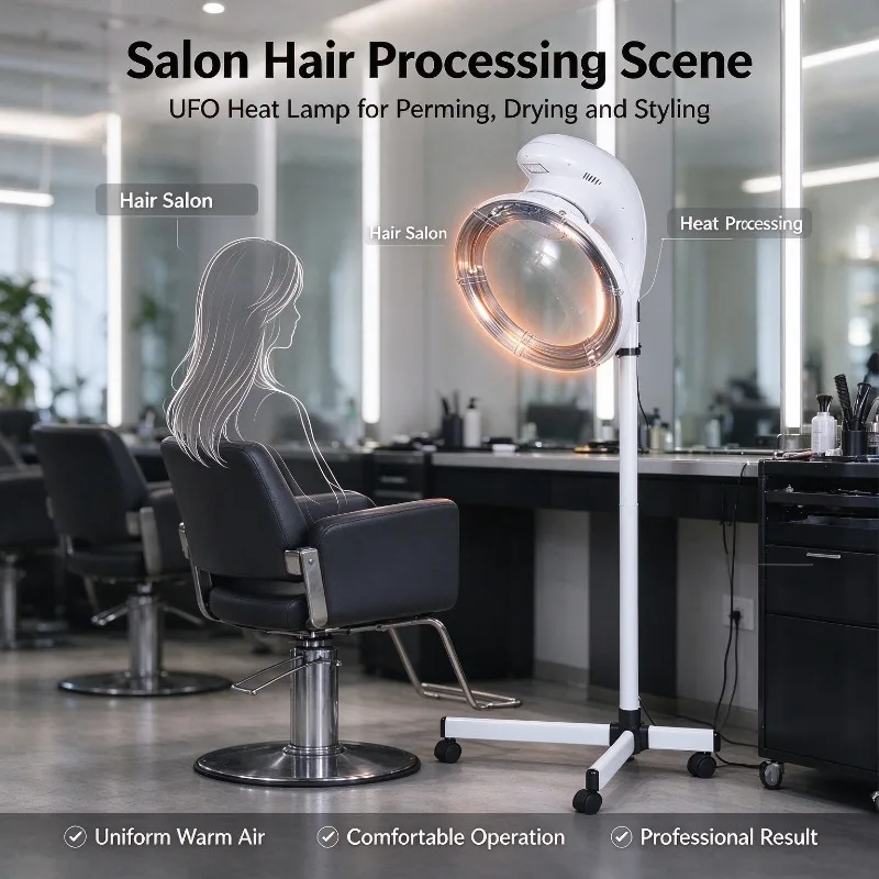 UFO Hair Dryer Heater Salon Perm Hair Processing Machine For Hair Oiling Thermal Styling And Cold Perm Care In Beauty Shop