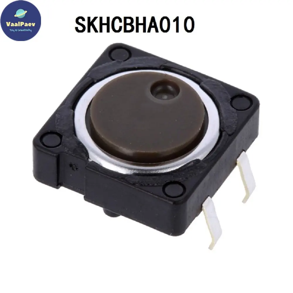 10pcs Japan ALPS SKHCBHA010 Special Switch SPST Vertical 0.05A 12VDC 6 PCB Hole Cnt Solder Terminal Through Hole-straight