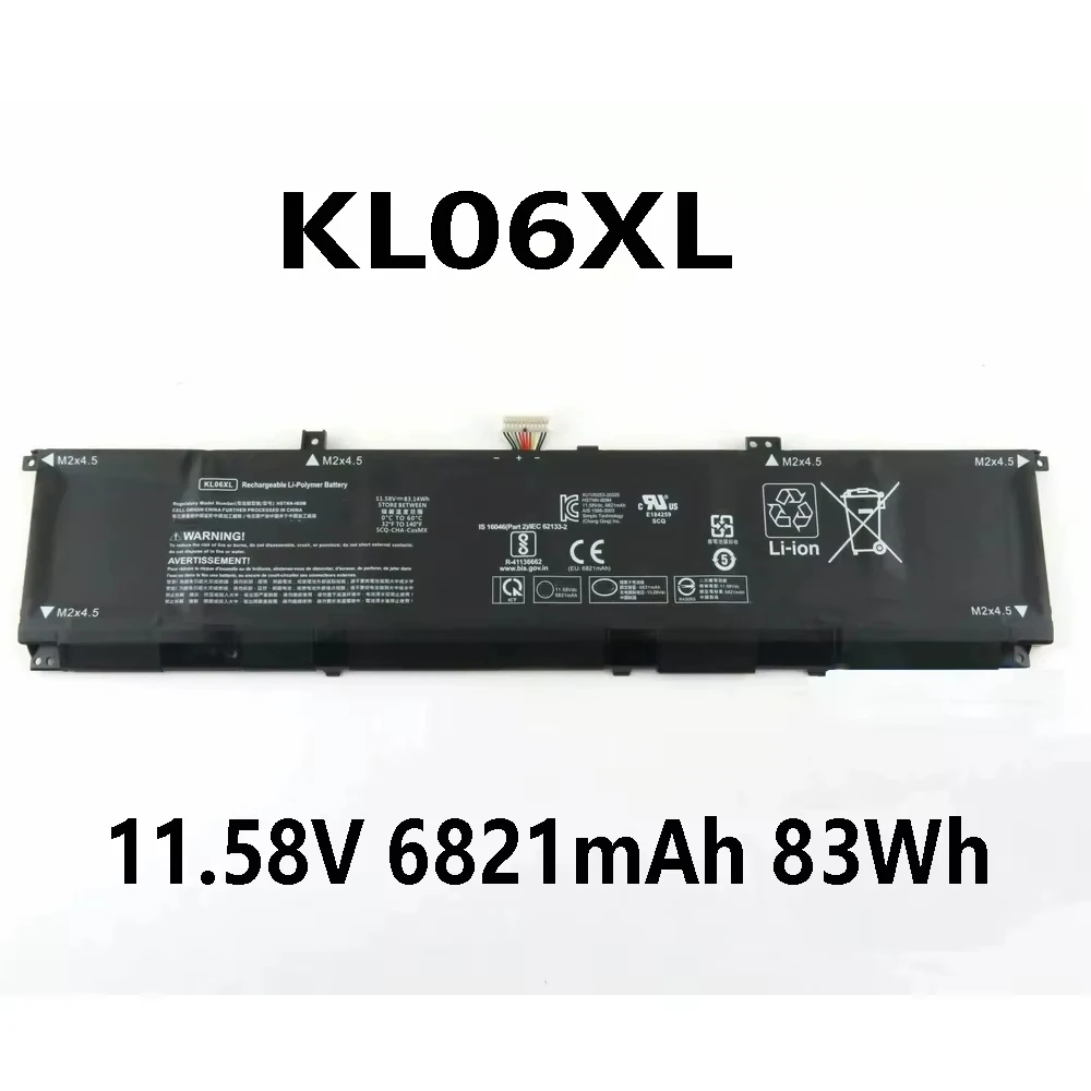 KL06XL 11.58V 6821mAh 83Wh Laptop Battery for HP Envy 15-EP0005NP HSTNN-IB9M L85853-1C1 L85885-005