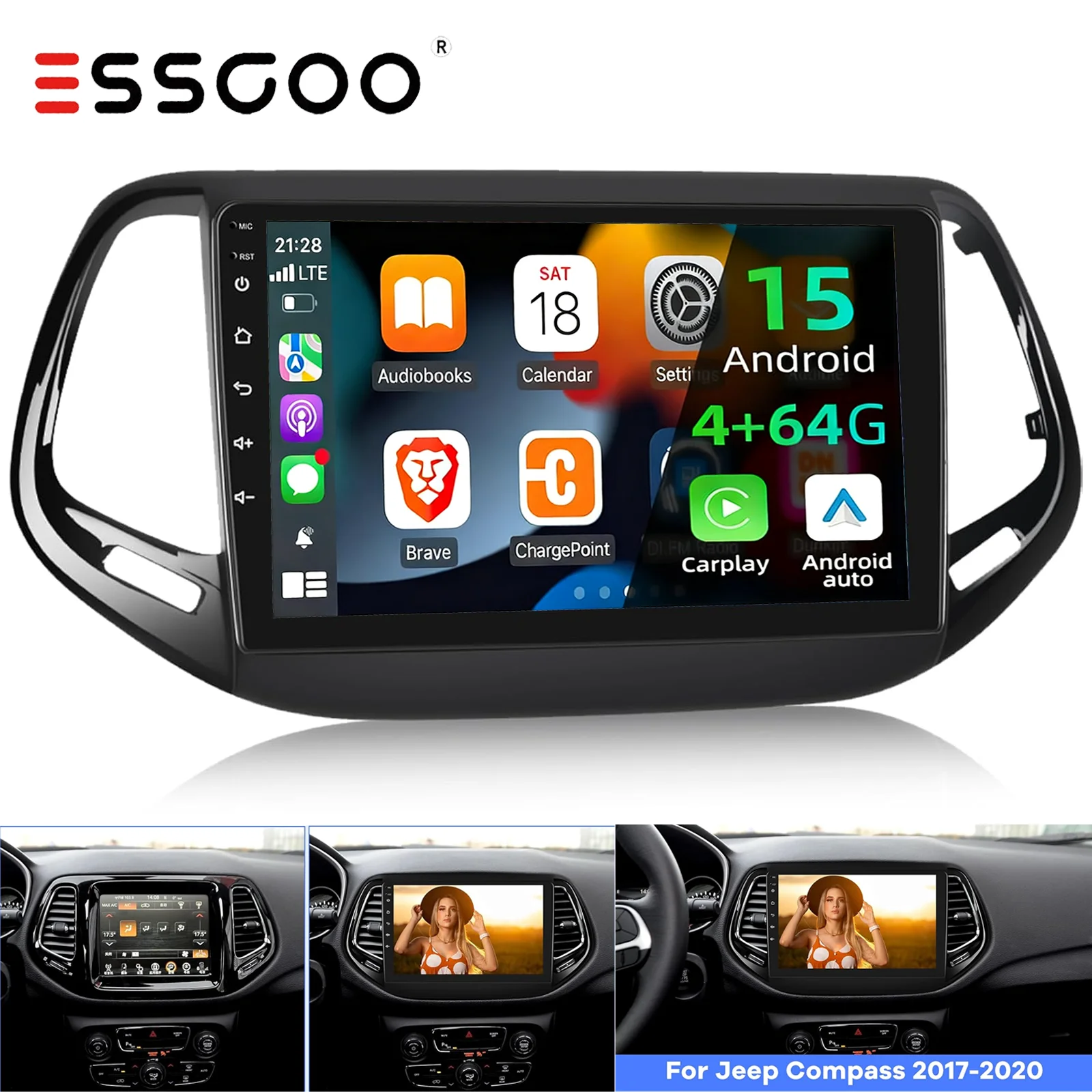 4+64GB Car Radio Mu…