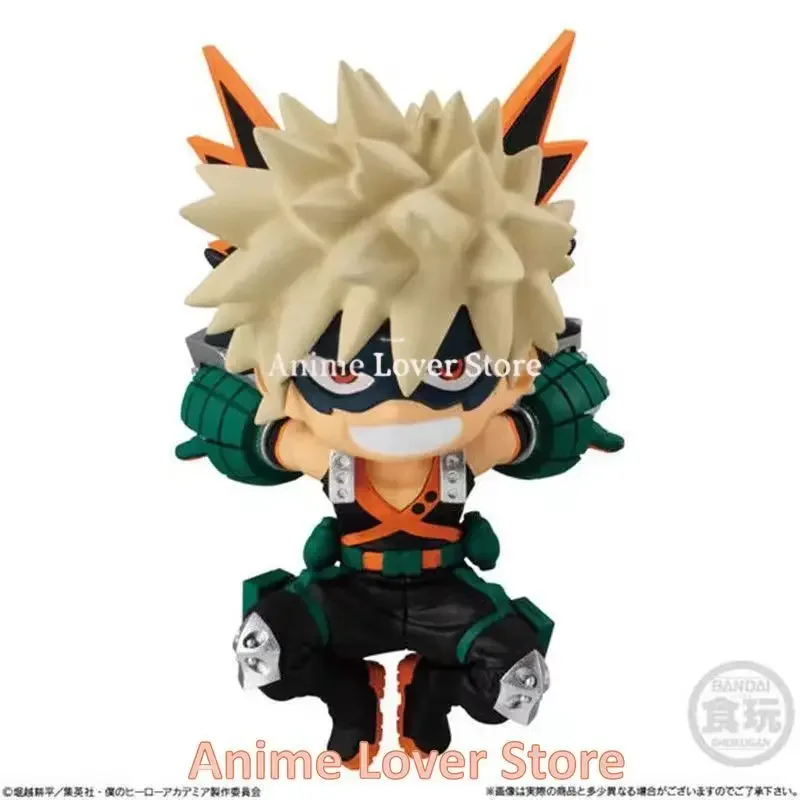 Bandai Original CANDY TOY/EX CASHAPON Gashapon ADVERGE MOTION MY HERO ACADEMIA Bakugou Katsuki Midoriya Izuku Anime Figures