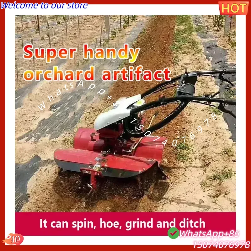 2026 Orchard Tilling Mini Tiller Labor-saving Cultivator Tiller