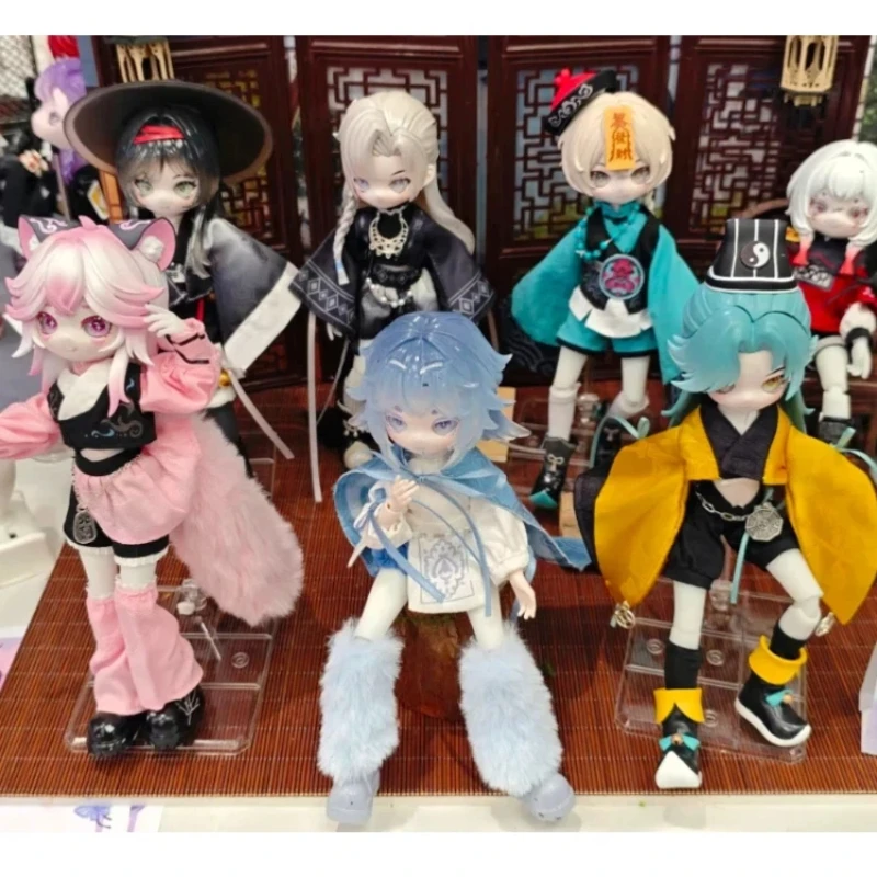 

1/8 Bjd Doll Blind Box Whisper Of The Night Walkers Series Surprise Box Cute Doll Action Figure Trendy Toy Home Ornament Gift