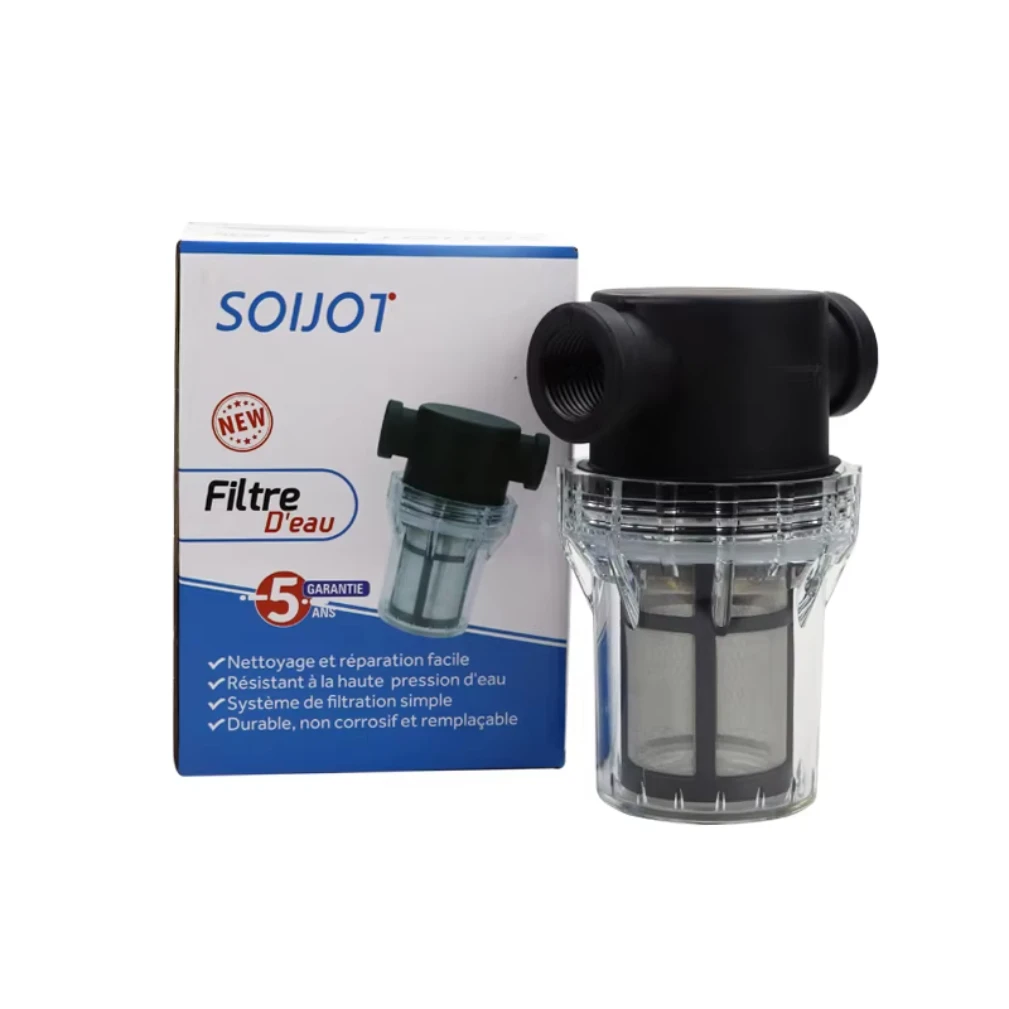 Garden Watering Filter 1/2\'\' 3/4\'\' 1\'\' Plastic Irrigation System Impurity Prefilter Aquaculture Household Water Pipe Filter