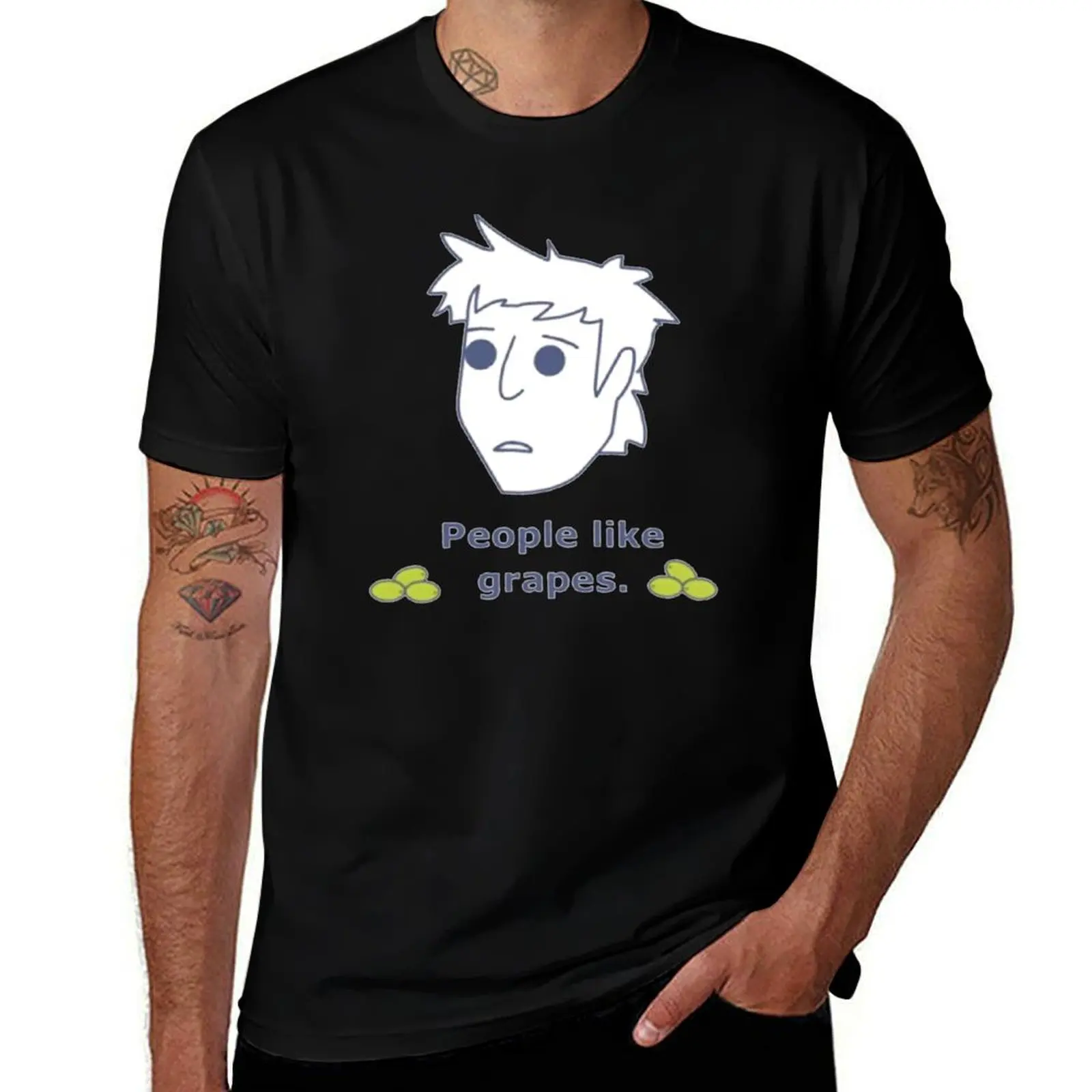 

Gavin Free - People Like Grapes T-Shirt mens graphic t shirts printed t shirts for man T-Shirt