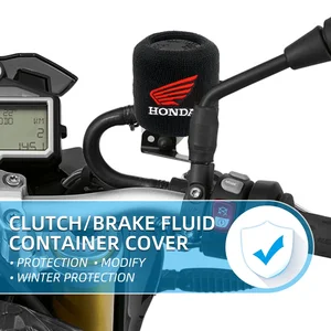 Halbbremsbehälter Vorderflüssigkeit für Motorrad mit 3D -Logo mit Honda CRF CB CRM CRM CBR CBR 125 250 300 350 11 Hauptverkäufe CRM 250 AR - №6