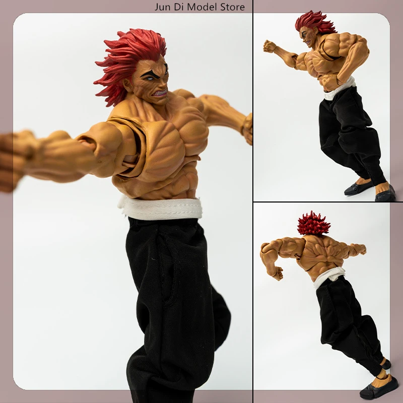 18cm Grappler Baki Hanma Yujiro And Hanma Baki Anime Figure Model Statue Boys Collection Desktop Decoration Ornament Toys Gifts