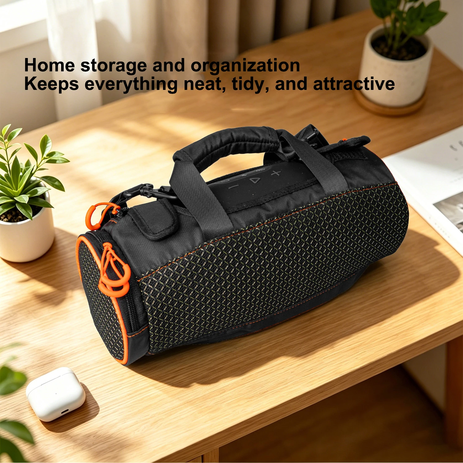 For JBL XTREME5 Hard Case Waterproof Shockproof Portable Travel Storage Bag with Carry Strap Side Pocket Direct Charging