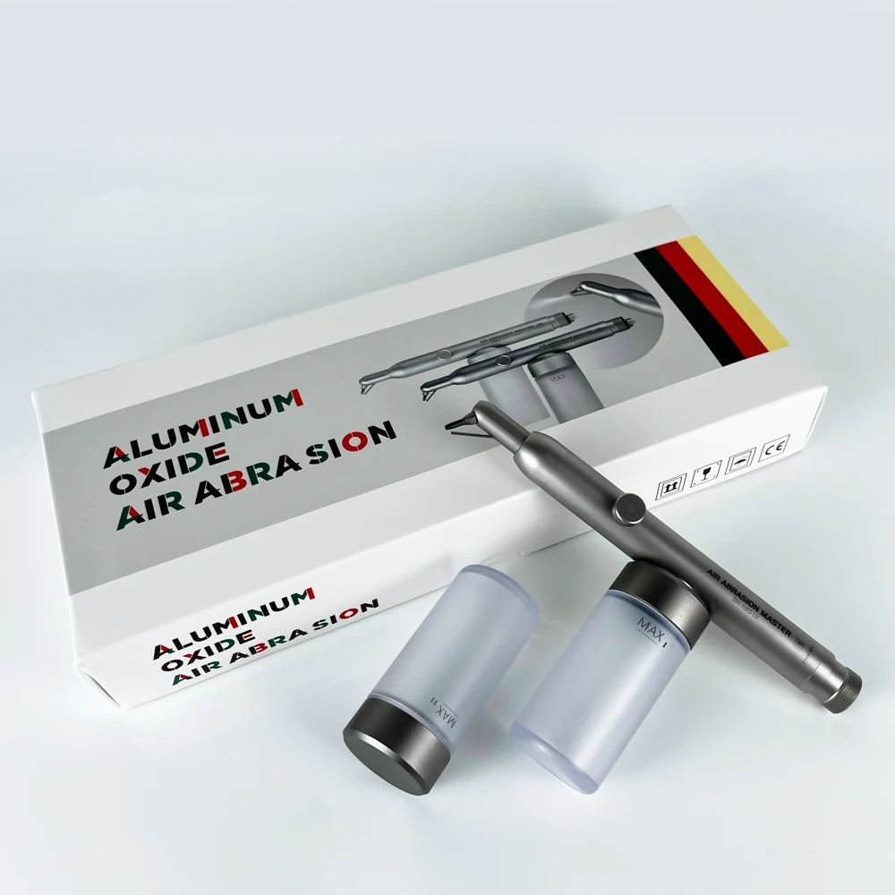 Dental Air Abrasion Polisher Microetcher Sandblasting gun 2 in1 Aluminum Oxide Microblaster M4 B2 with Nsk kavo coupling system