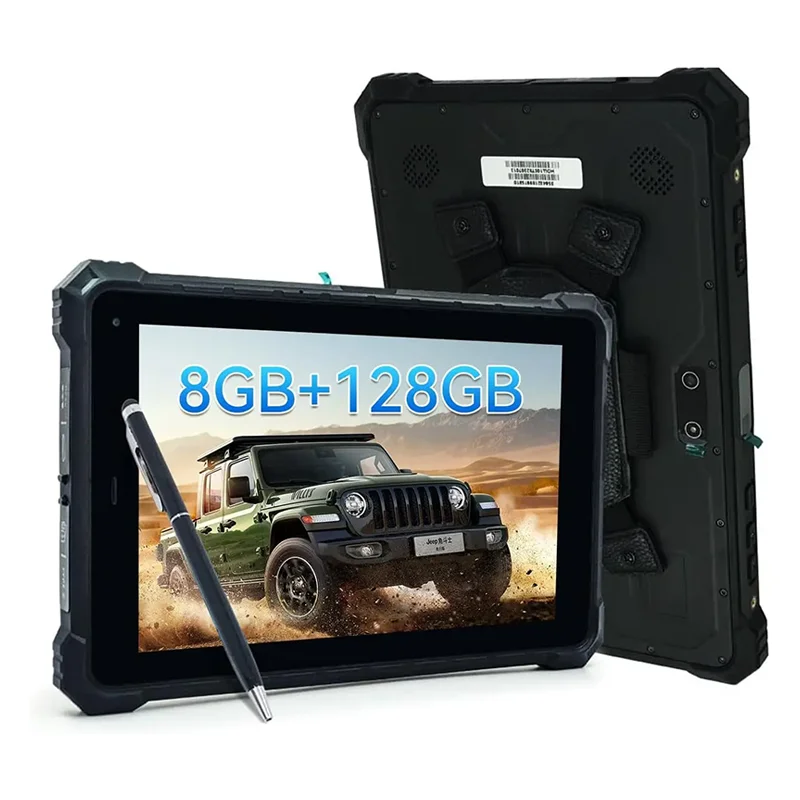 Cheap Windows Rugged Tablet 8-Inch N5100 CPU 8G RAM 128G ROM 2D Barcode Scanner IP68 Waterproof Industrial Tablet