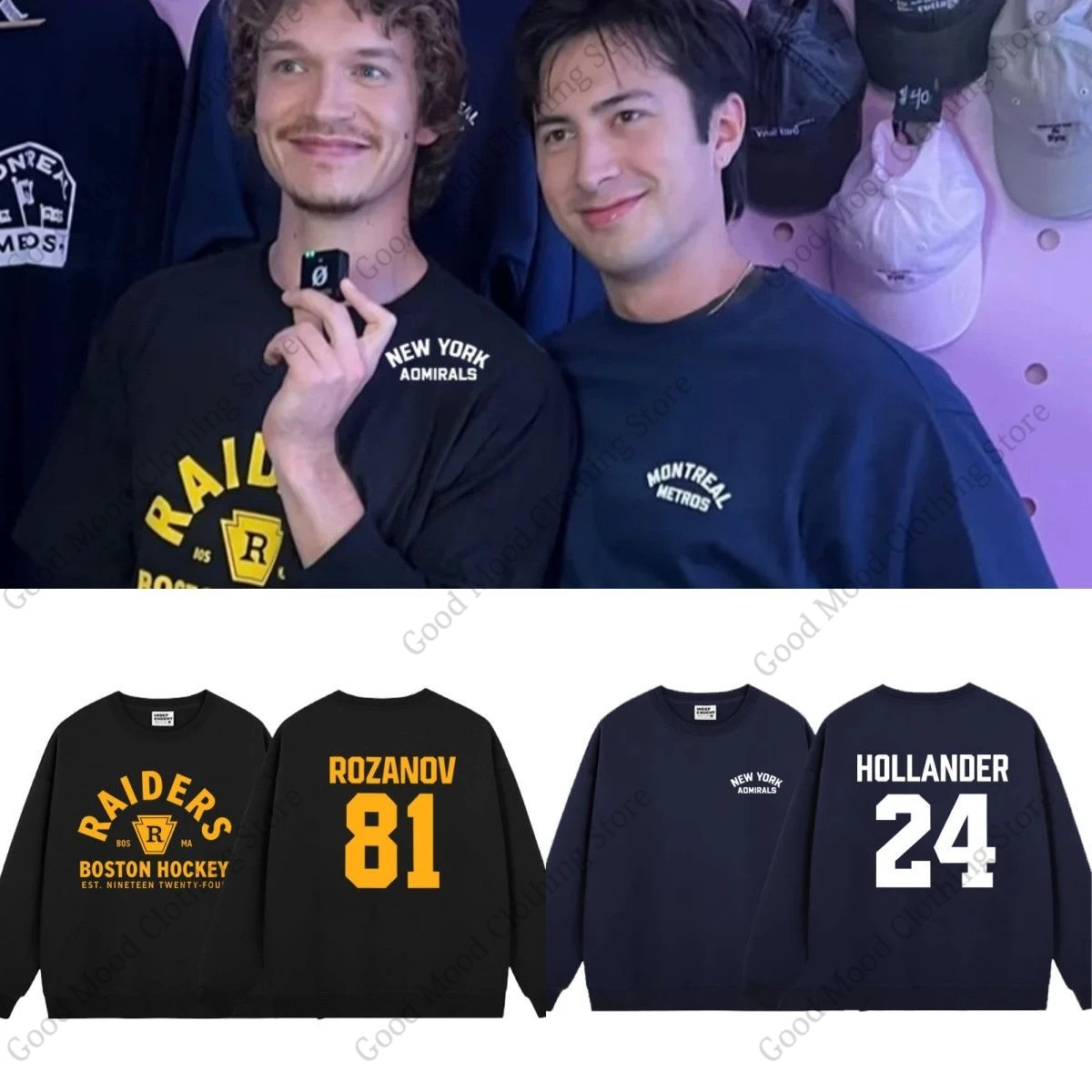 

Толстовка с принтом «Heated Rivalry» (Илья Розанов, Шейн Холландер) с одинаковым буквенным принтом, унисекс, зимняя, высококачественная, плотная, теплая.