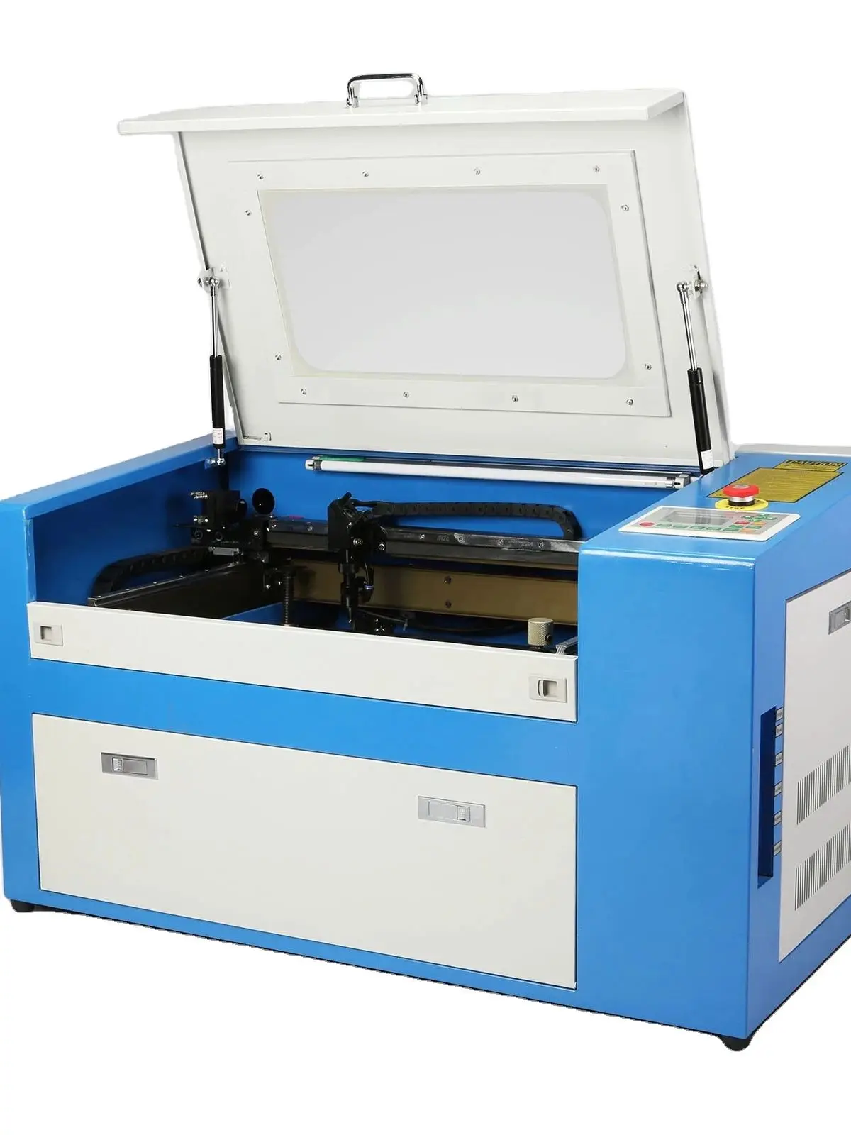 4060 Mesin Grafir Laser CO2เลเซอร์ตัดเครื่อง W 60W 80W 100W