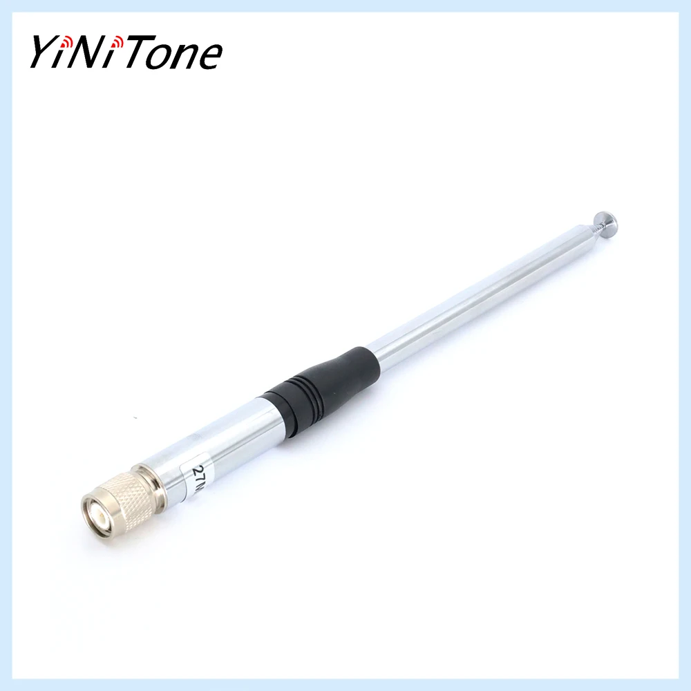 CB Radio 27MHz TNC Antenna 9 Inch to 51 Inch Telescopic Flexible Radio Handheld Antenna Radio Aerial P5V0