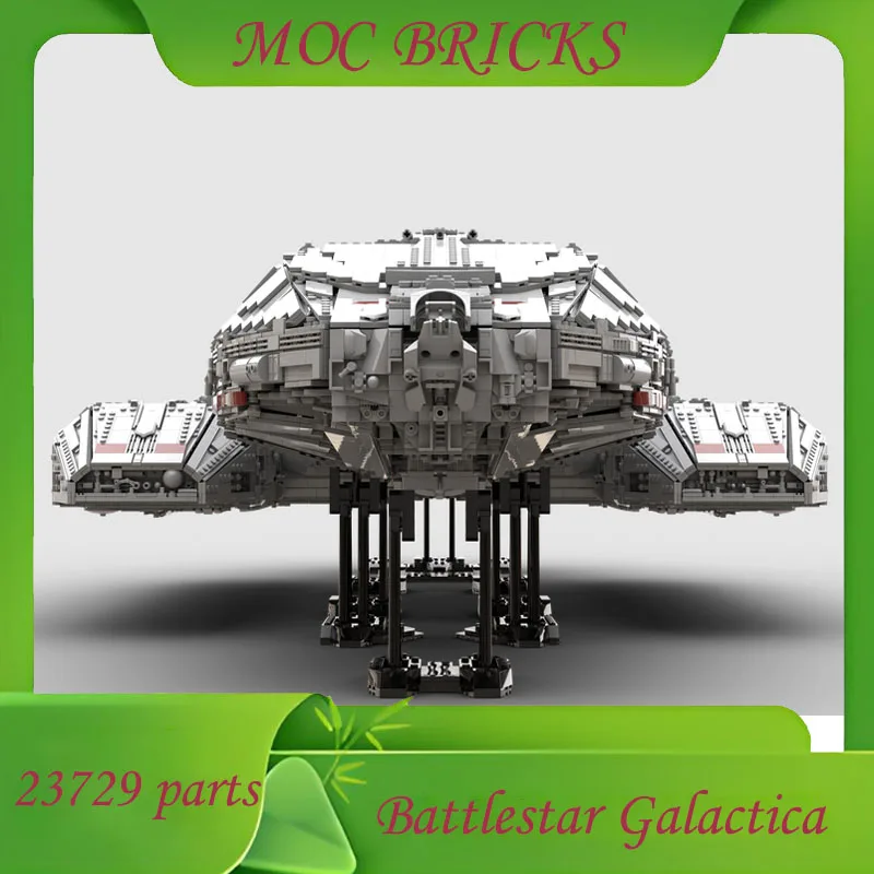 20152/23729 أجزاء مخصصة MOC Battlestar Galactica SpaceShip معركة نموذج الهندسة المعمارية التعليم لغز حلية لعبة مجسمة الهدايا