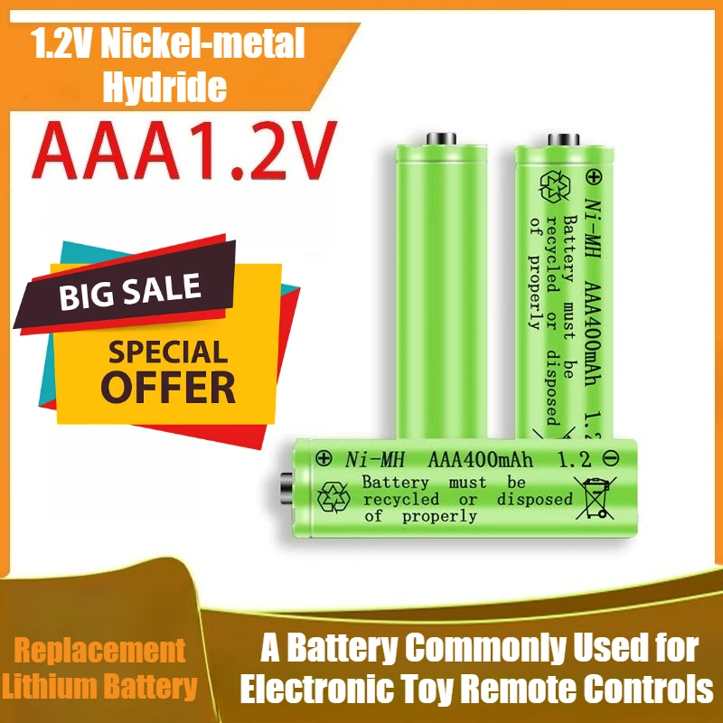 

Rechargeable Battery, 1.2V Nickel-metal Hydride Rechargeable Battery, A Battery Commonly Used for Electronic Toy Remote Controls