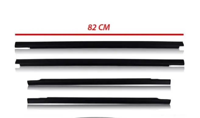 4 Pcs MR144697 4 Door Outside Window Glass Rubber for  Mitsubishi L200 Strada K60 K70 1996-2004 Weatherstrip for Glass Laminate