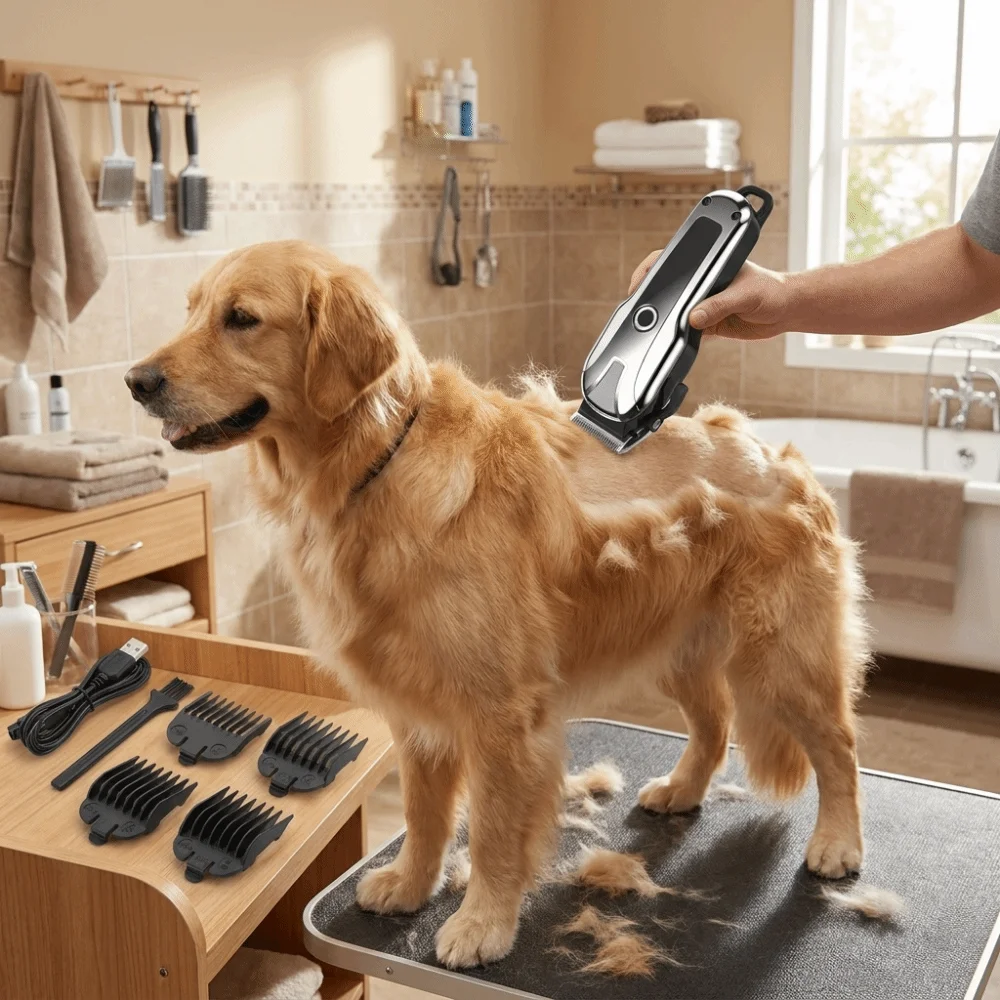 USB-заряжаемая электрическая м – обзор и цена Dog Grooming Clippers