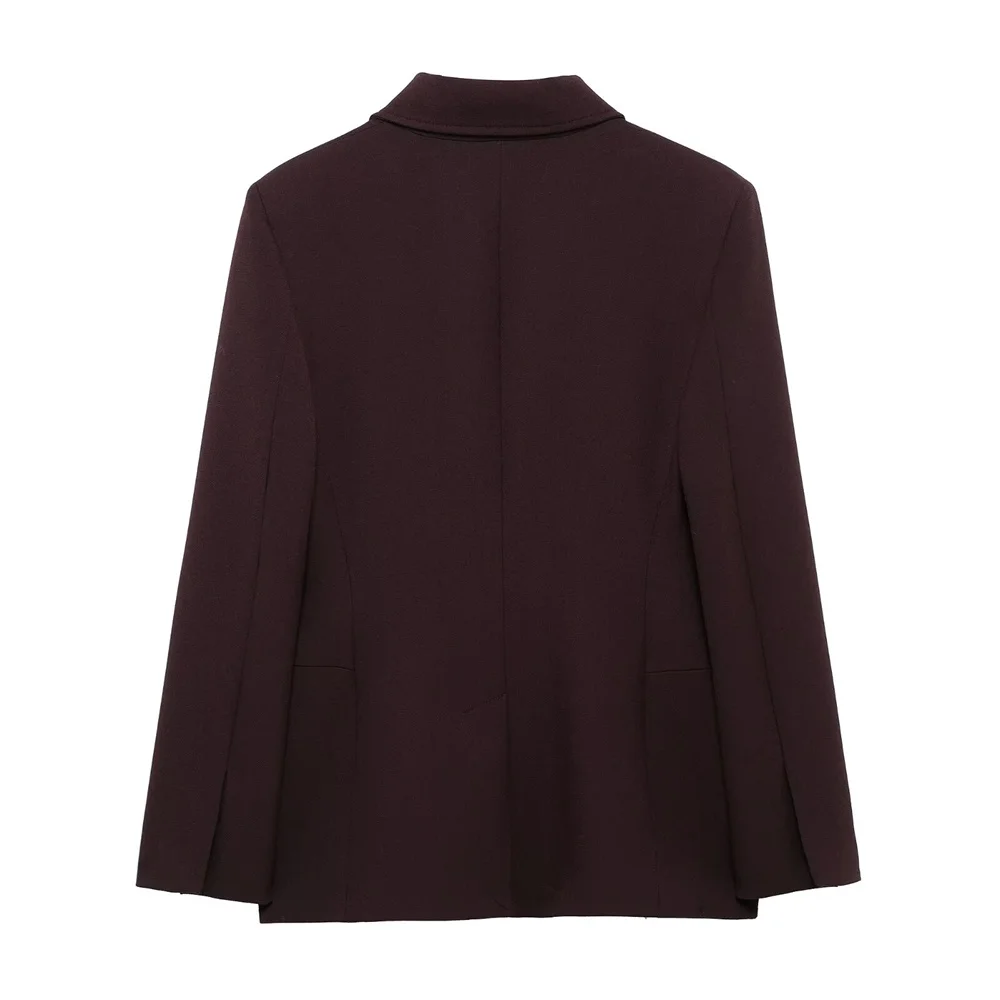 BM&MD&ZA ربيع 2025 طقم نسائي مكون من قطعتين للتخسيس وسترة بدلة متعددة الاستخدامات وسراويل تقليدية