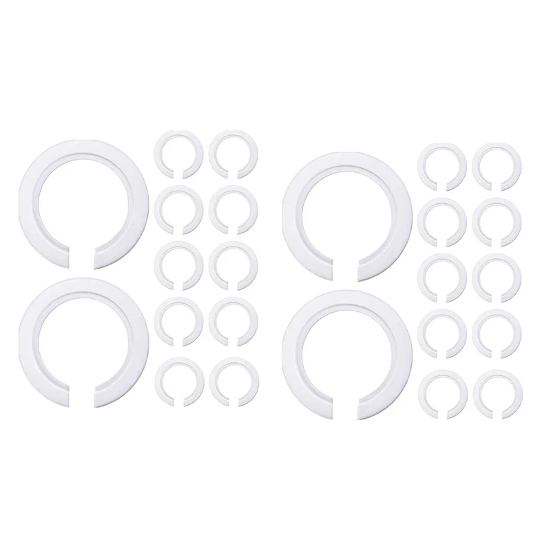 AC23-24Pcs Lamp Shade,E27 To E14 Hole Converter,Lampshade Ring Reducer For Fitting Screw Lamp Shades To Cap Lampholders