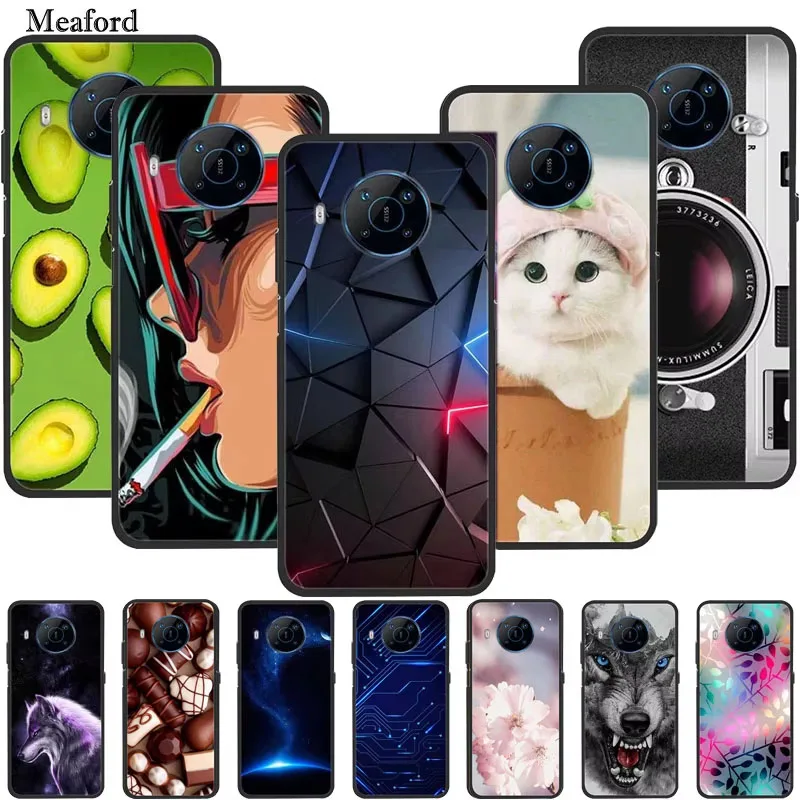 For Nokia X100 Case Luxury TPU Soft Back Cover Case For Nokia X100 X 100 5G Funda Shockproof NokiaX100 Cartoon Protector Coque