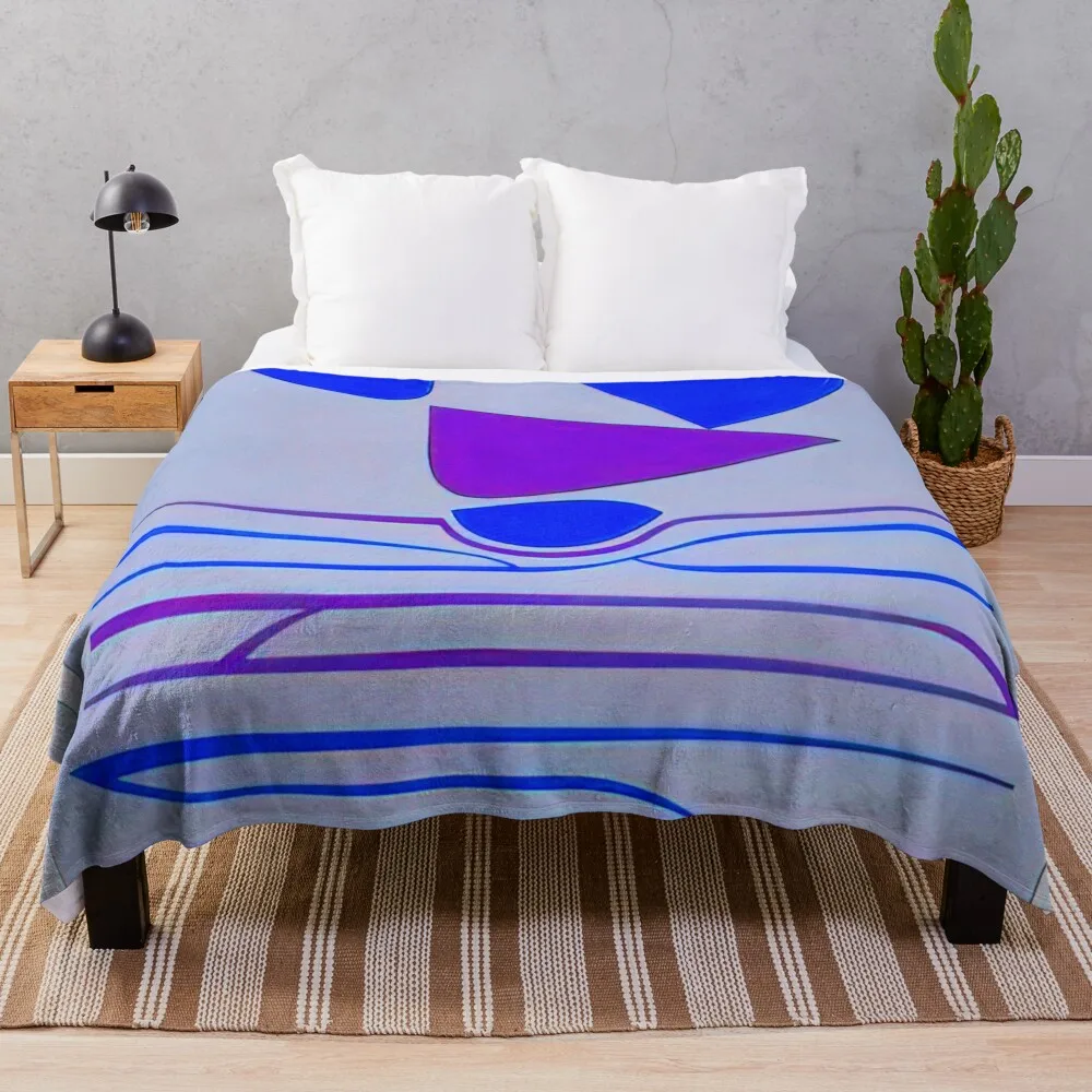 Victor Vasarely - Kateau - 1953 Throw Blanket Decorative Beds Luxury Brand Comforter Blankets