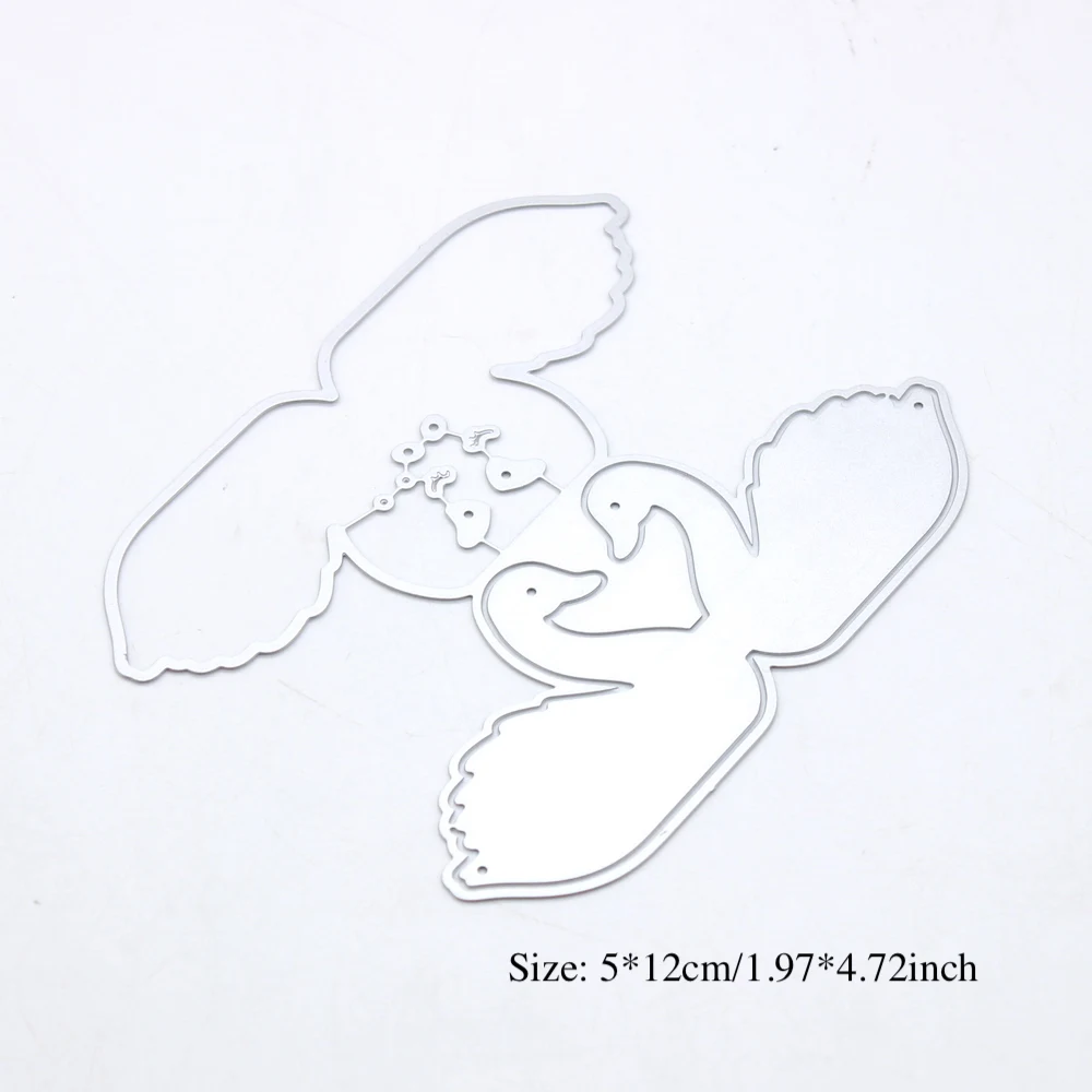 KSCRAFT Swan Bag Topper Metal Cutting Dies Stencils for DIY Scrapbooking Decorative Embossing DIY Paper Cards