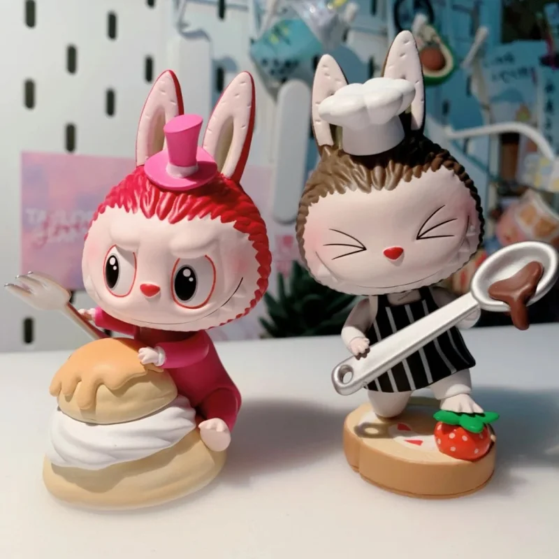 Genuine Labubu The Monsters Patisseries Blind Box Hand Decoration Creative Fashion Play Gift Mystery Box Surprise Kid Gift Toys