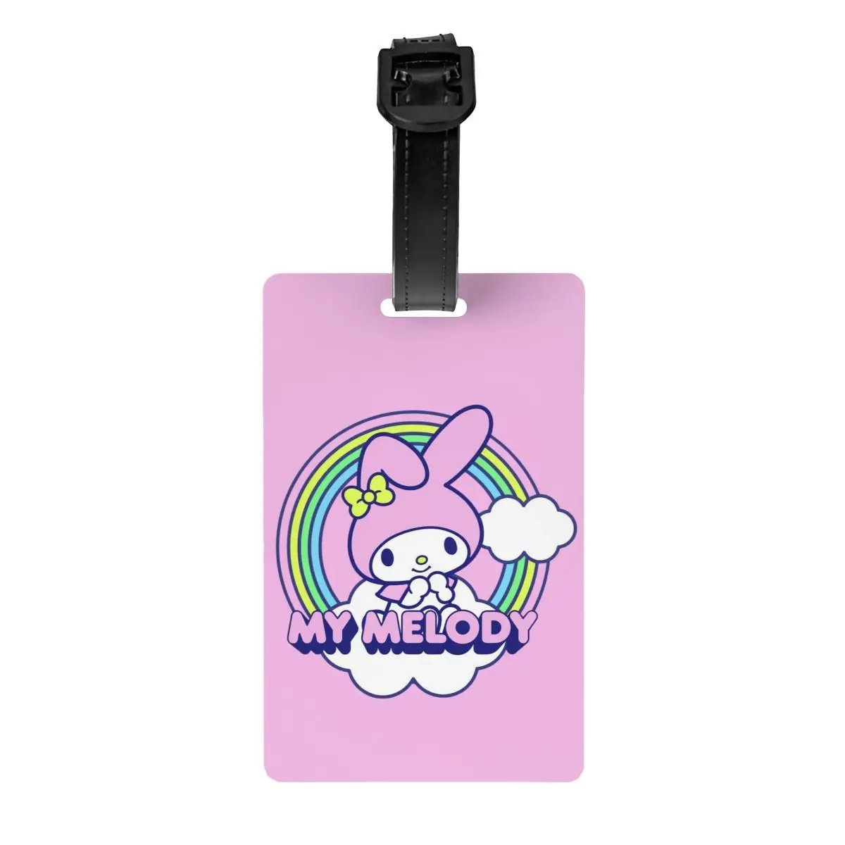 

Изготовленная на заказ милая мультяшная багажная бирка My Melody с именной карточкой, конфиденциальная обложка, идентификационная этикетка для дорожной сумки, чемодана