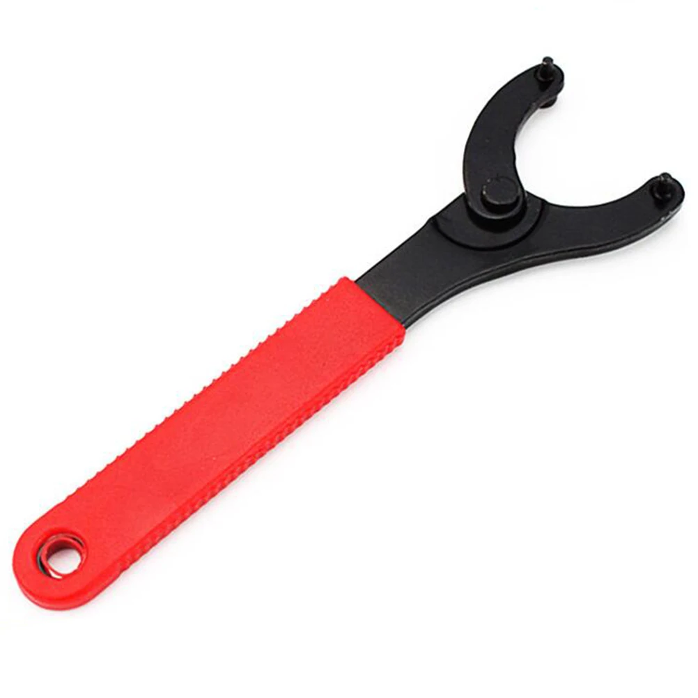 Central Shaft Bowl Wrench Bike Disassembly Red Flywheel Tool Adjustable Fits Mountain Bicycle Maintenance Repair Durable Plastic