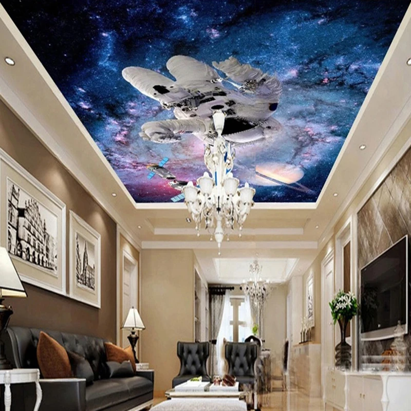 MU8345 Chinese Style Custom Photo Mural Ink Oil Painting Abstract Mountain Wallpaper TV Sofa Background For Living Room Bedroom