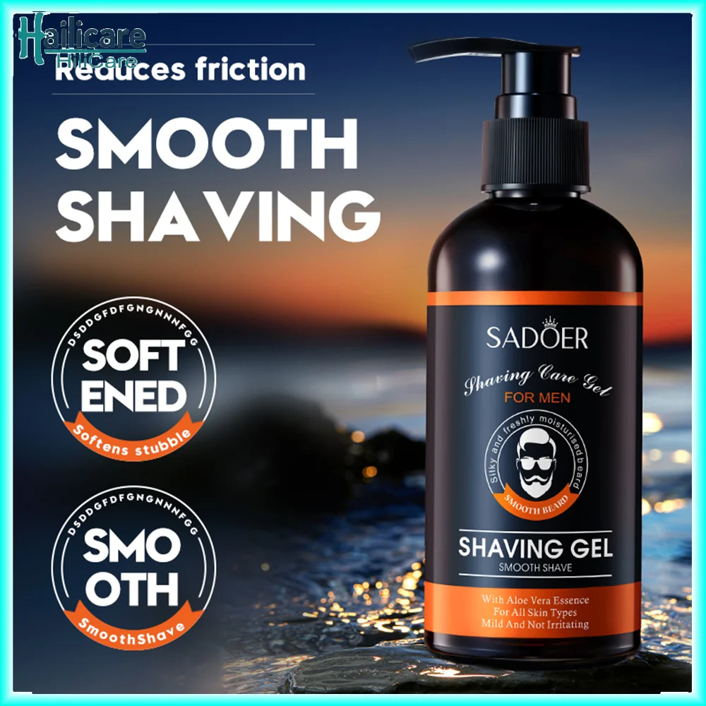 

210g Men's Shaving Gel Non-irritating Soften Sideburn Beard Shaving Cream Painless Clean Moisturize Smooth Beard Care Shave Gel
