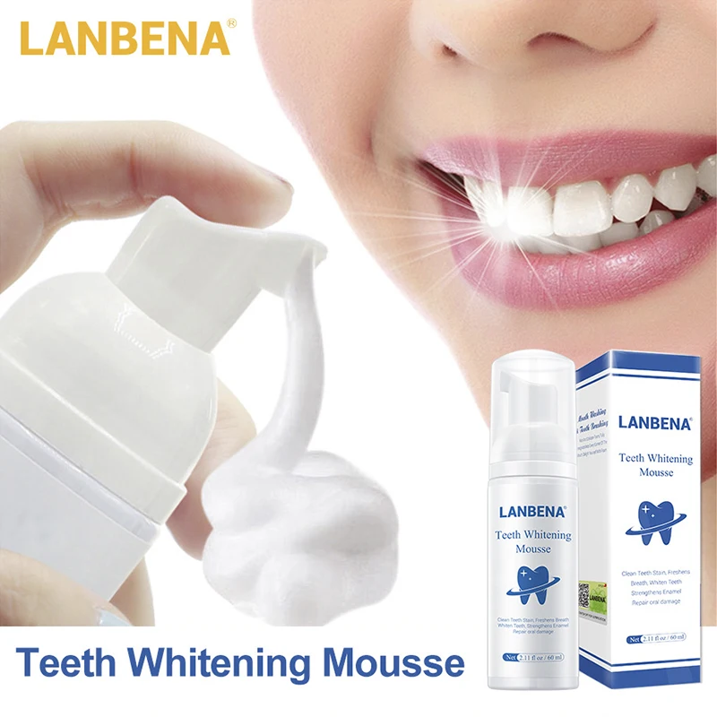 Teeth Whitening Mousse,Removing Dental Plaque And Odors,Protection Gums,Fresher Breath,Care For Teeth,Repair Oral Damage
