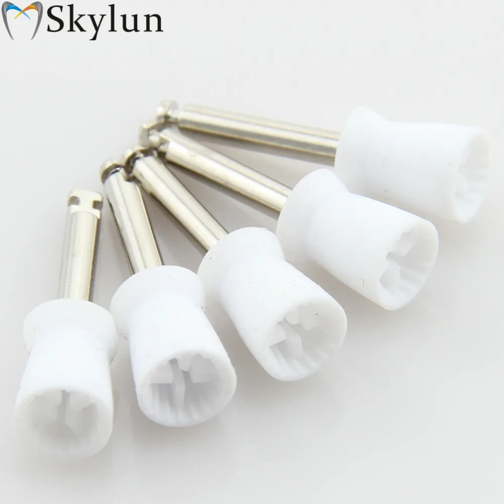 1000PCS Dental Polishing Cup Prophy Rubber Cups Latch style Prophylaxis cup 4 Webbeds Dentist Prophylaxis Rubber Cup PC330